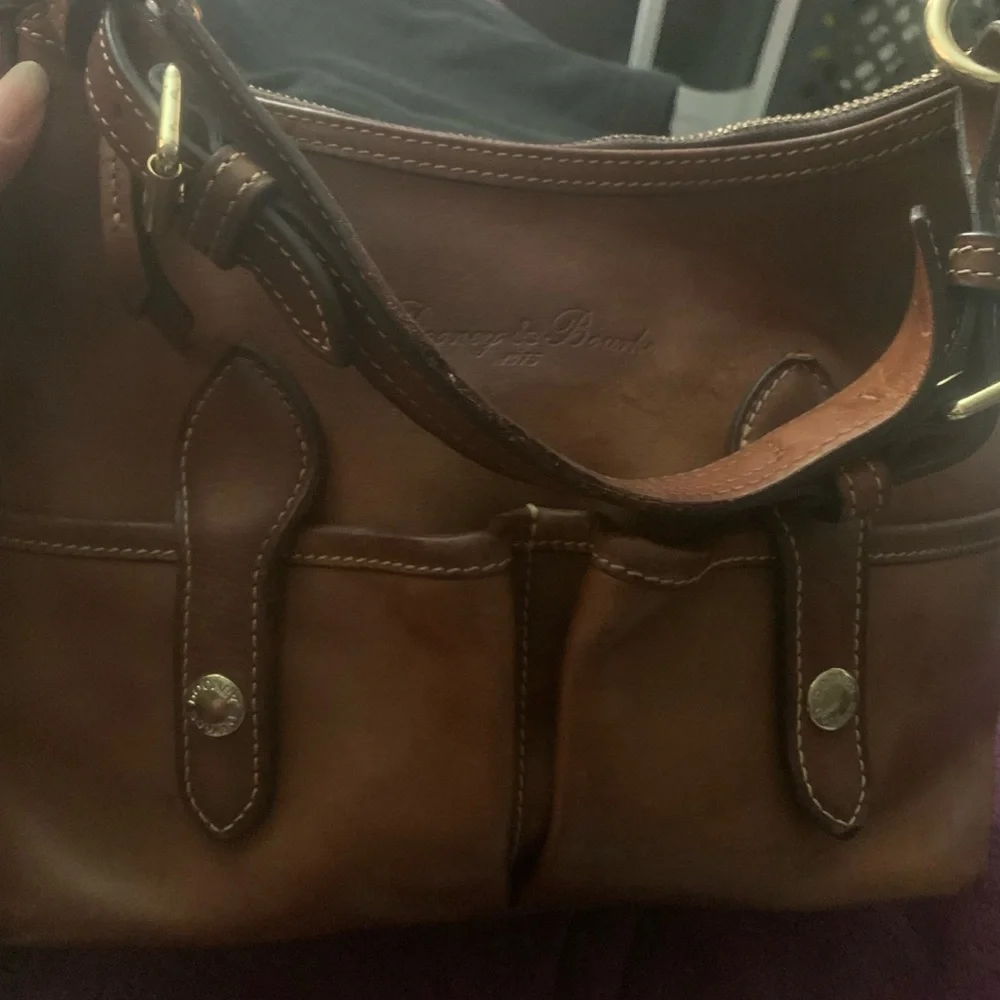 Dooney & Bourke Florentine Small Lucy - Chestnut - Picture 2 of 12